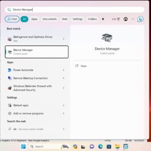 فتح مدير المهام من ابدأ