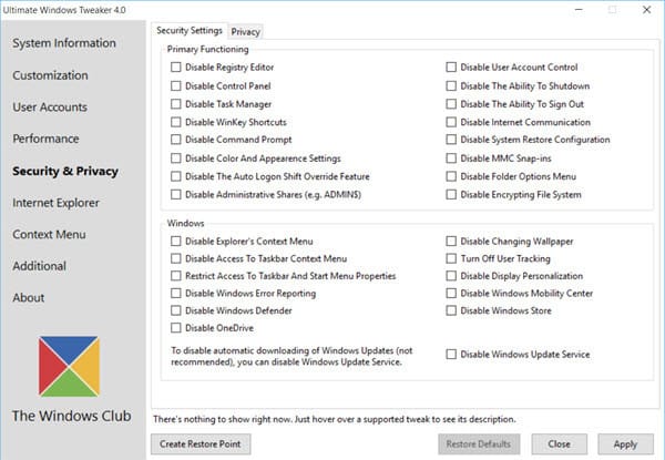 ultimate windows tweaker 4.2.2 ultimate windows tweaker 4.2.2