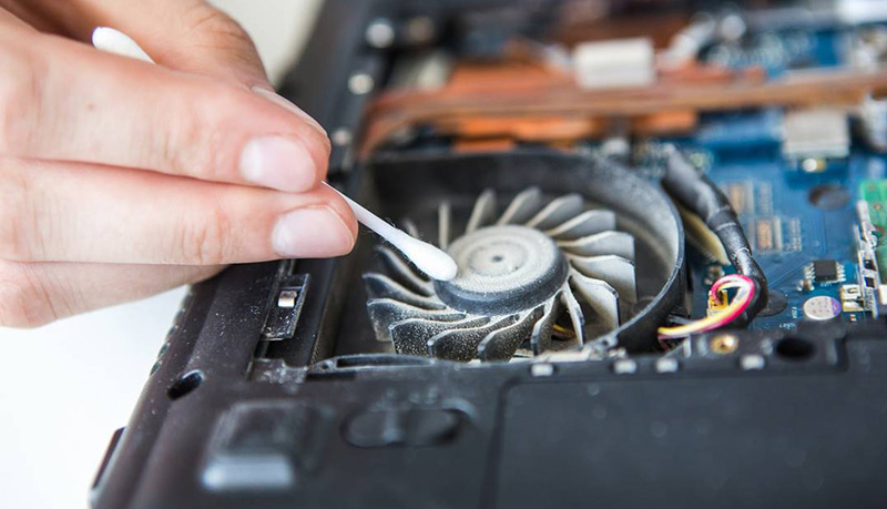 تنظيف مروحة اللابتوب من الغبار