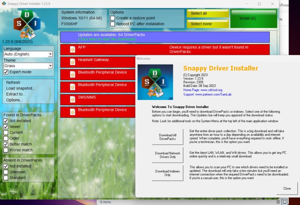 برنامج Snappy Driver Installer