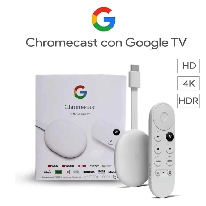 شريحة التلفاز الذكي Chromecast Google TV