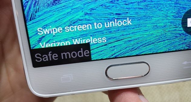 الوضع الامن في الاندرويد safe mode