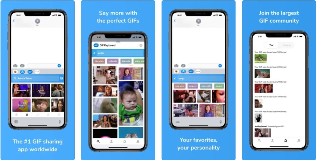 GIF Keyboard لوحة مفاتيح للصور المتحركة 