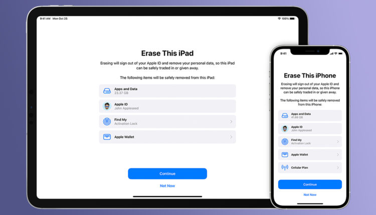 خطوات ما قبل بيع الايفون