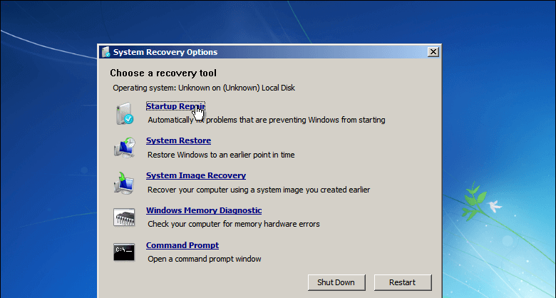 يعمل هذا الخيار على ايقاف تشغيل الحاسب ثم يعيد تشغيله فورا مرة أخرى