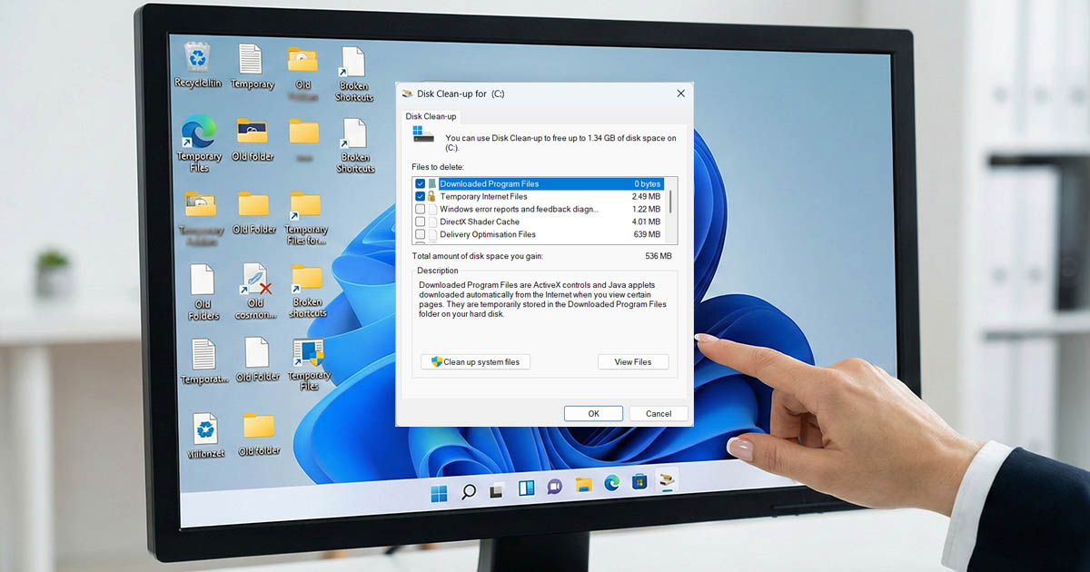 تنظيف ويندوز 11 و 10: دليل شامل بدون برامج