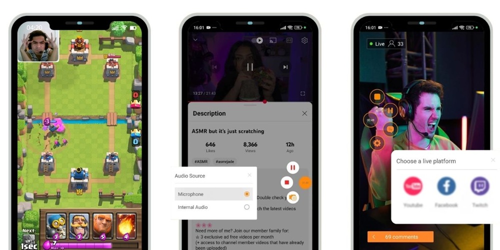 تطبيق Super Screen Recorder