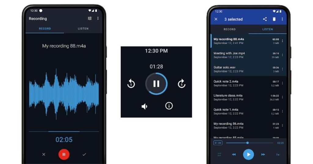 تطبيق Easy Voice Recorder