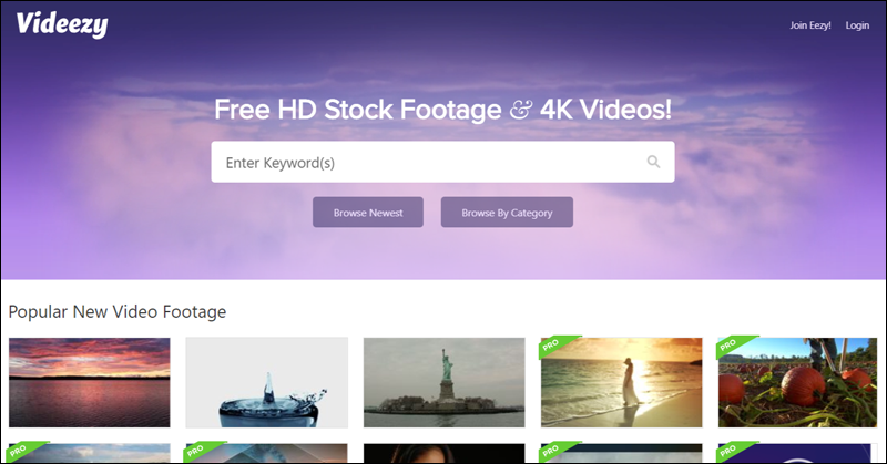 موقع Videezy أفضل المواقع لتنزيل مقاطع فيديو بدون حقوق ملكية مجانًا