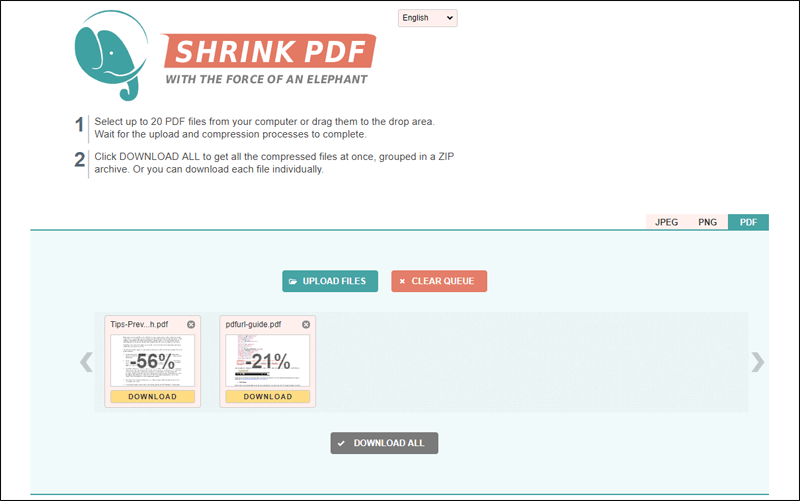 pdf shrink free