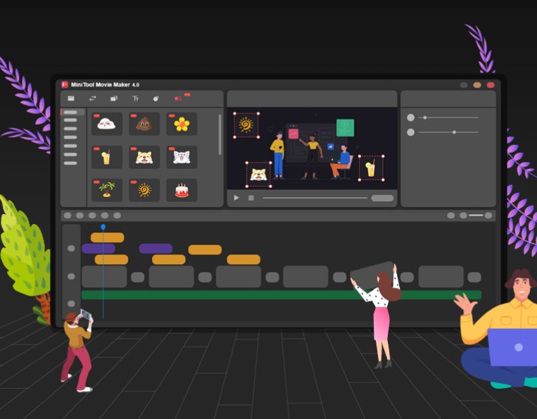 برنامج MiniTool MovieMaker افضل برامج تسجيل الشاشة مجاناُ