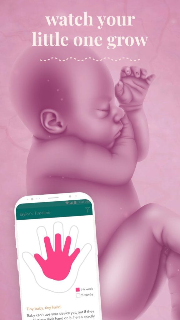 Ovia Pregnancy Tracker تطبيق متابعة الجنين