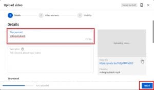 وضع عنوان لفيديو اليوتيوب