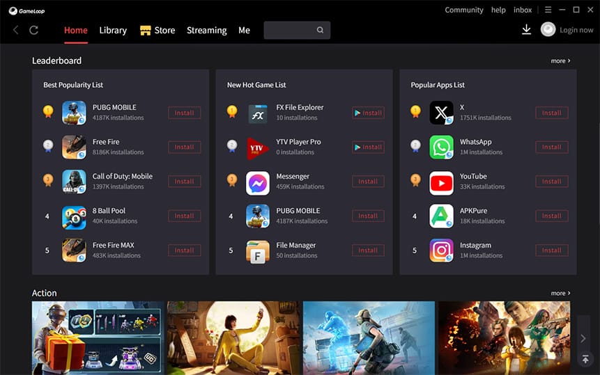 محاكي الالعاب GameLoop