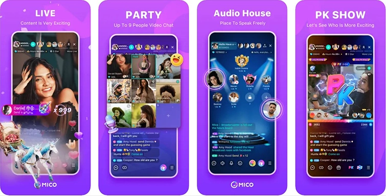 تطبيق MICO: Go Live Streaming