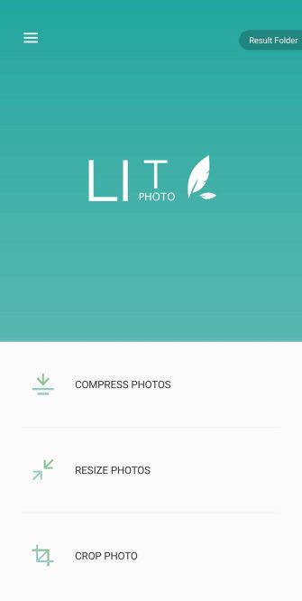 تطبيق Lit Photo Compress and Resize
