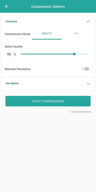 تطبيق Lit Photo Compress and Resize