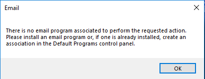 رسالة الخطأ في ارسال الرسالة
