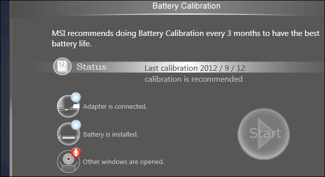 برنامج معايرة بطارية اللاب توب