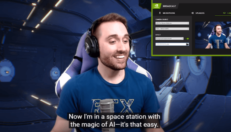 تطبيق NVIDIA Broadcast لتحسين البث الرقمي