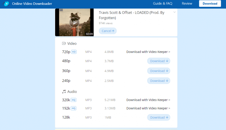 موقع تحميل الفيديوهات AceThinker Video Downloader 1
