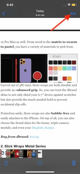 نسخ صور pdf عبر الايفون