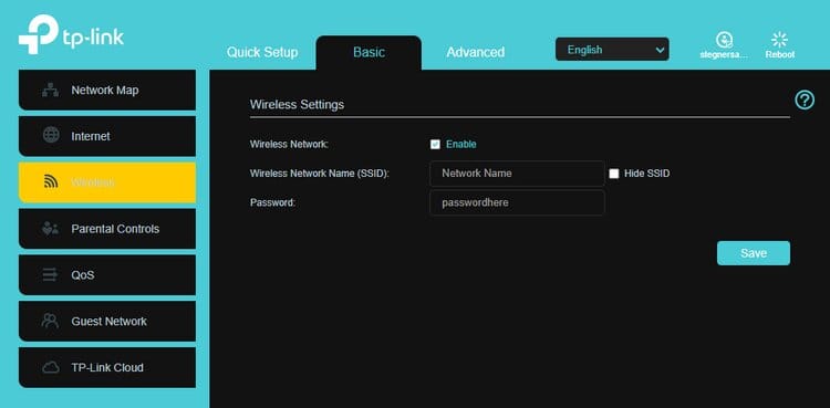 اخفاء شبكة الواي فاي