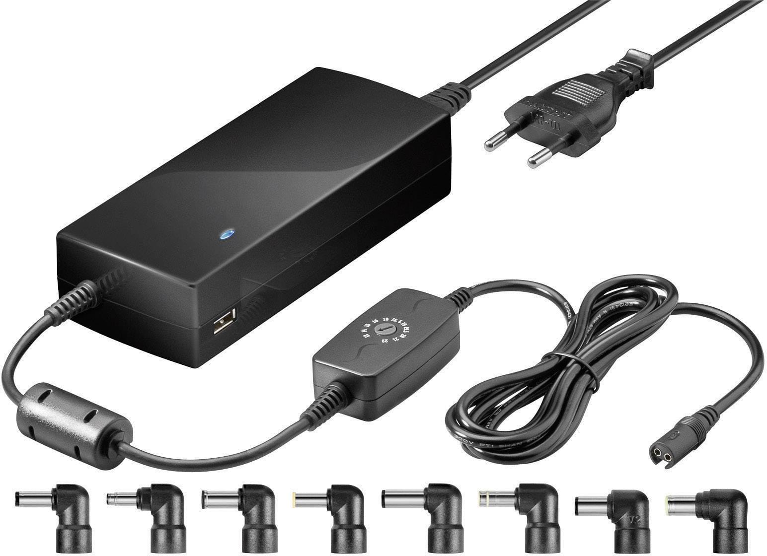 شحن اللابتوب بمحول طاقة عالمي