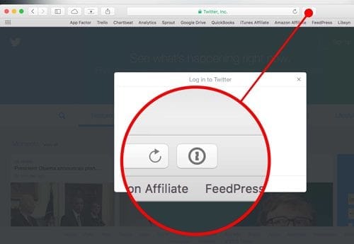 استخدام مدير كلمات مرور للماك