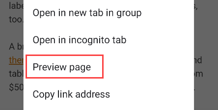 فتح رابط على كروم