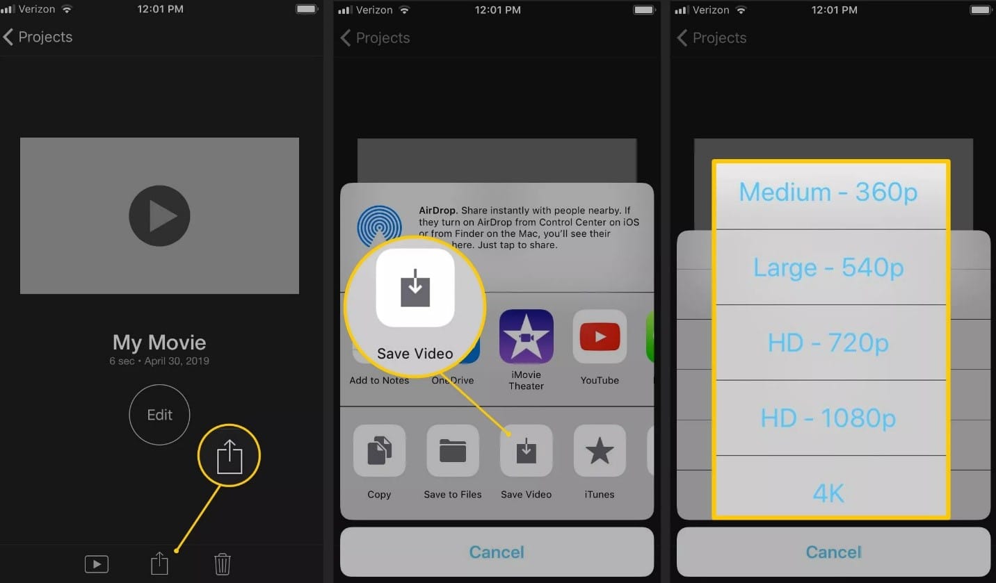 ضغط الفيديو في ابل ios / mac