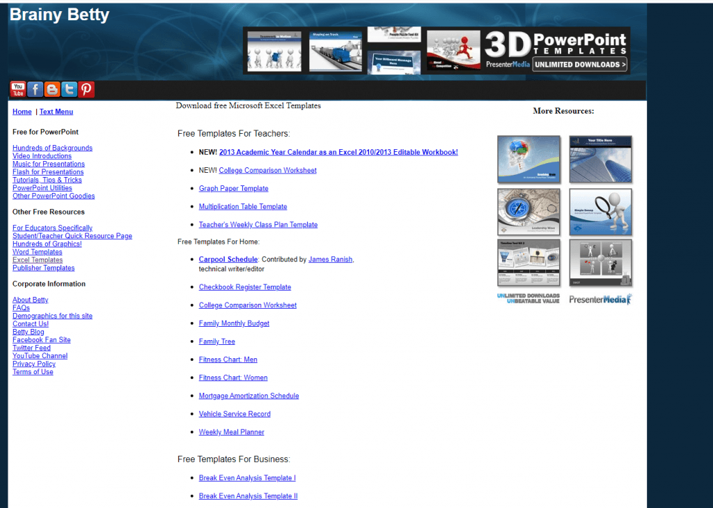 موقع Brainy Betty 