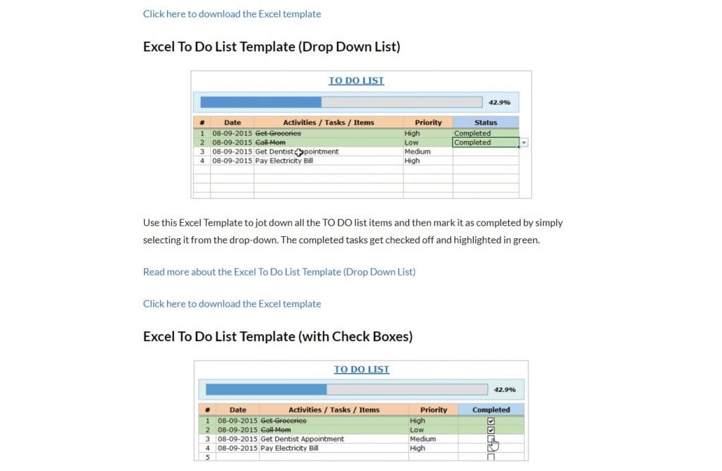 TrumpExcel templates