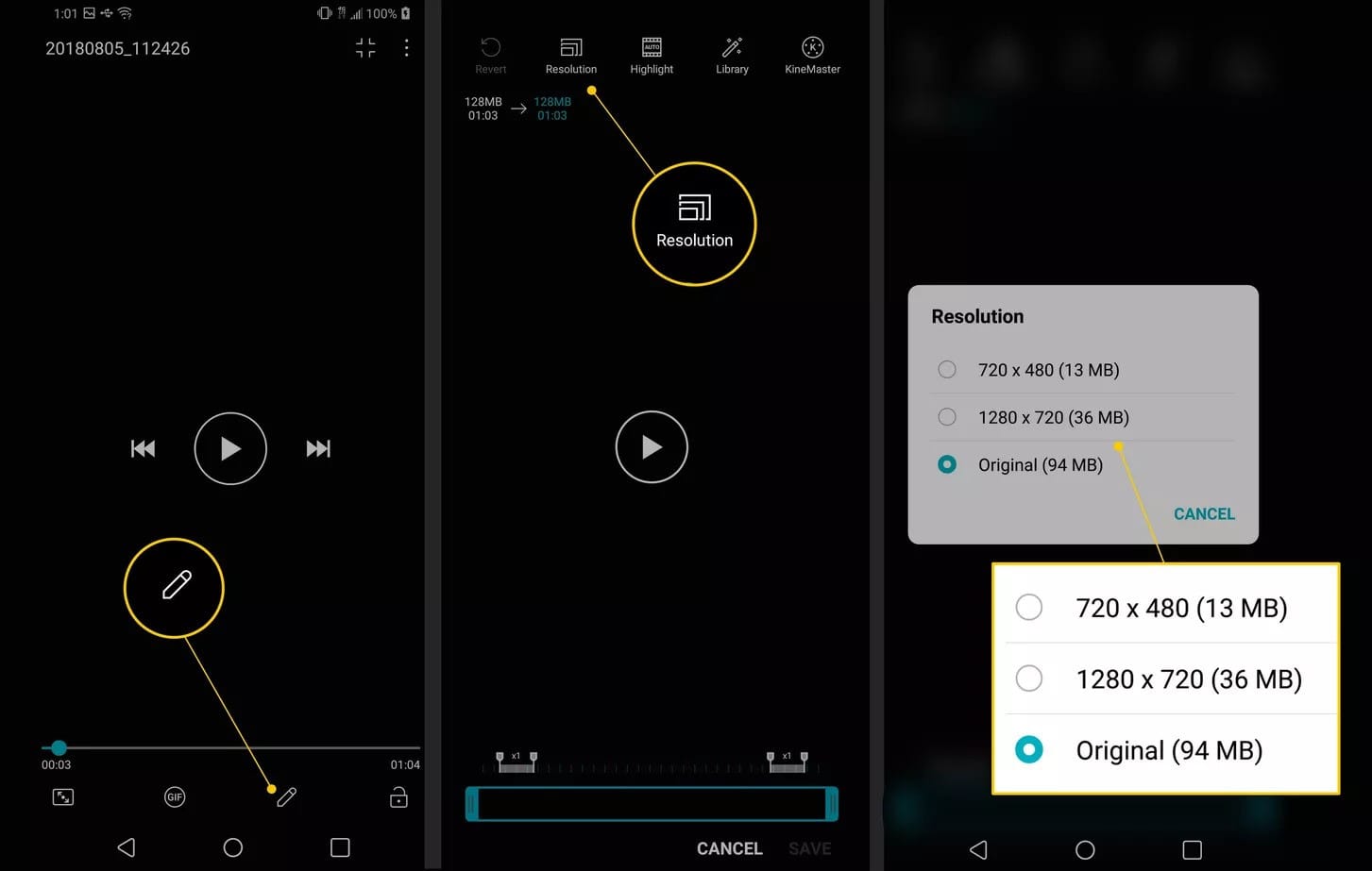ضغط الفيديو في اندرويد بدون تطبيقات