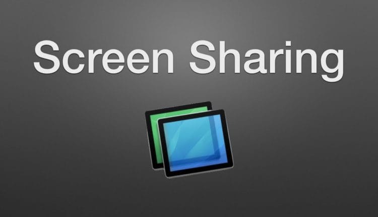 مشاركة الشاشة في ماك بوك
