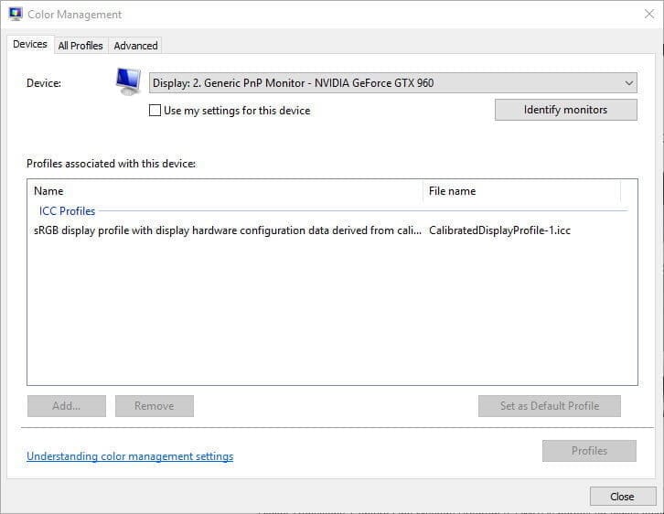 معايرة الألوان في الشاشة