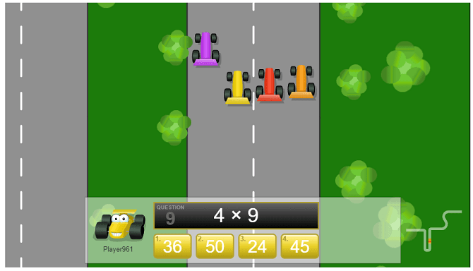 لعبة مضاعفة الجائزة الكبرى Grand Prix Multiplication