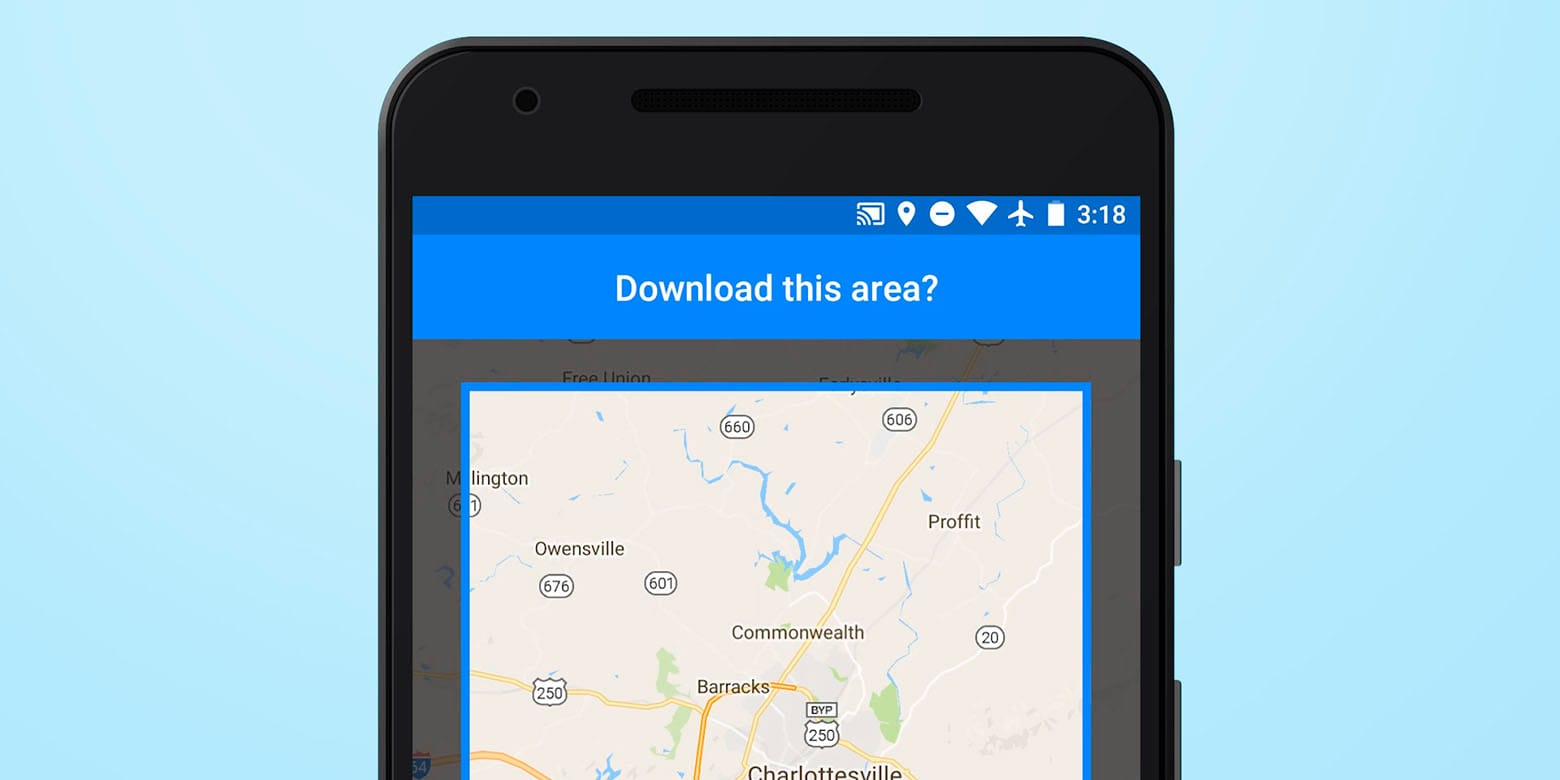 استخدام خرائط جوجل بدون انترنت