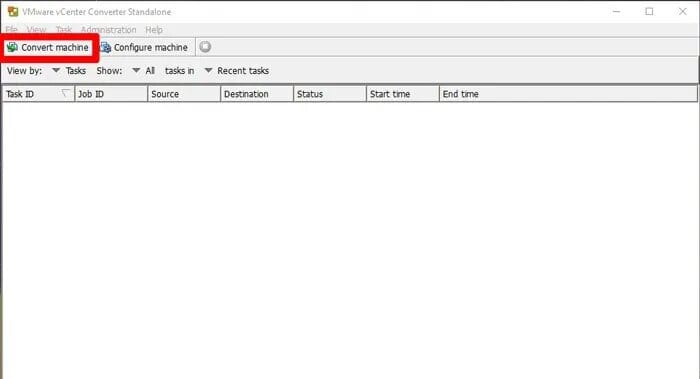 VMWare’s vCenter Converter VMWare’s vCenter Converter