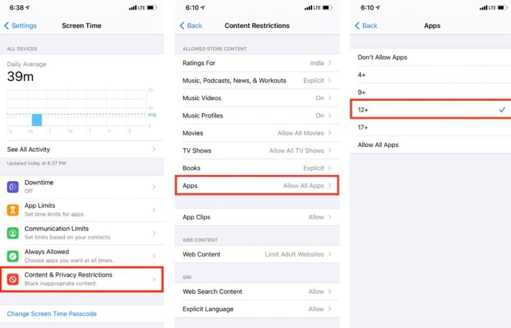 خطوات حظر اليوتيوب في الايفون