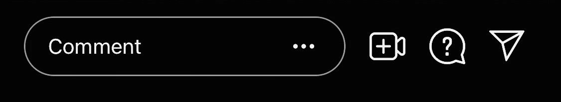 تعليقات بث مباشر انستجرام