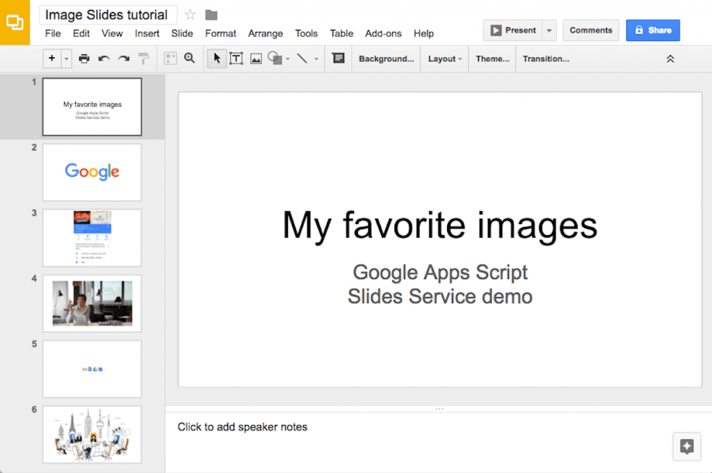 Script Slide: A Google Slides Add Ons to Prompt