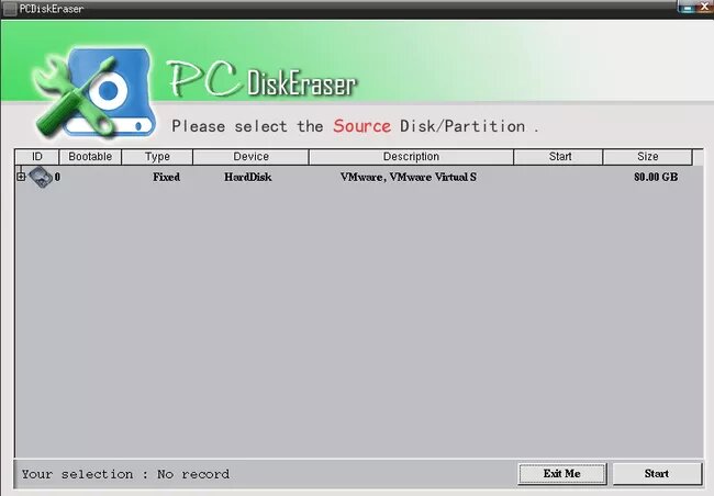 برنامج PCDiskEraser - برامج تدمير البيانات