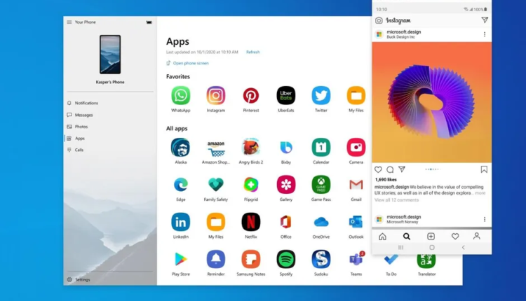 عرض تطبيقات الموبايل على ويندوز