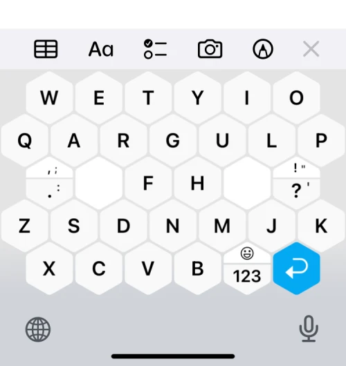 استخدام تطبيقات لوحة المفاتيح