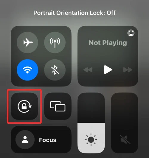 تغيير اتجاه العرض على هاتف