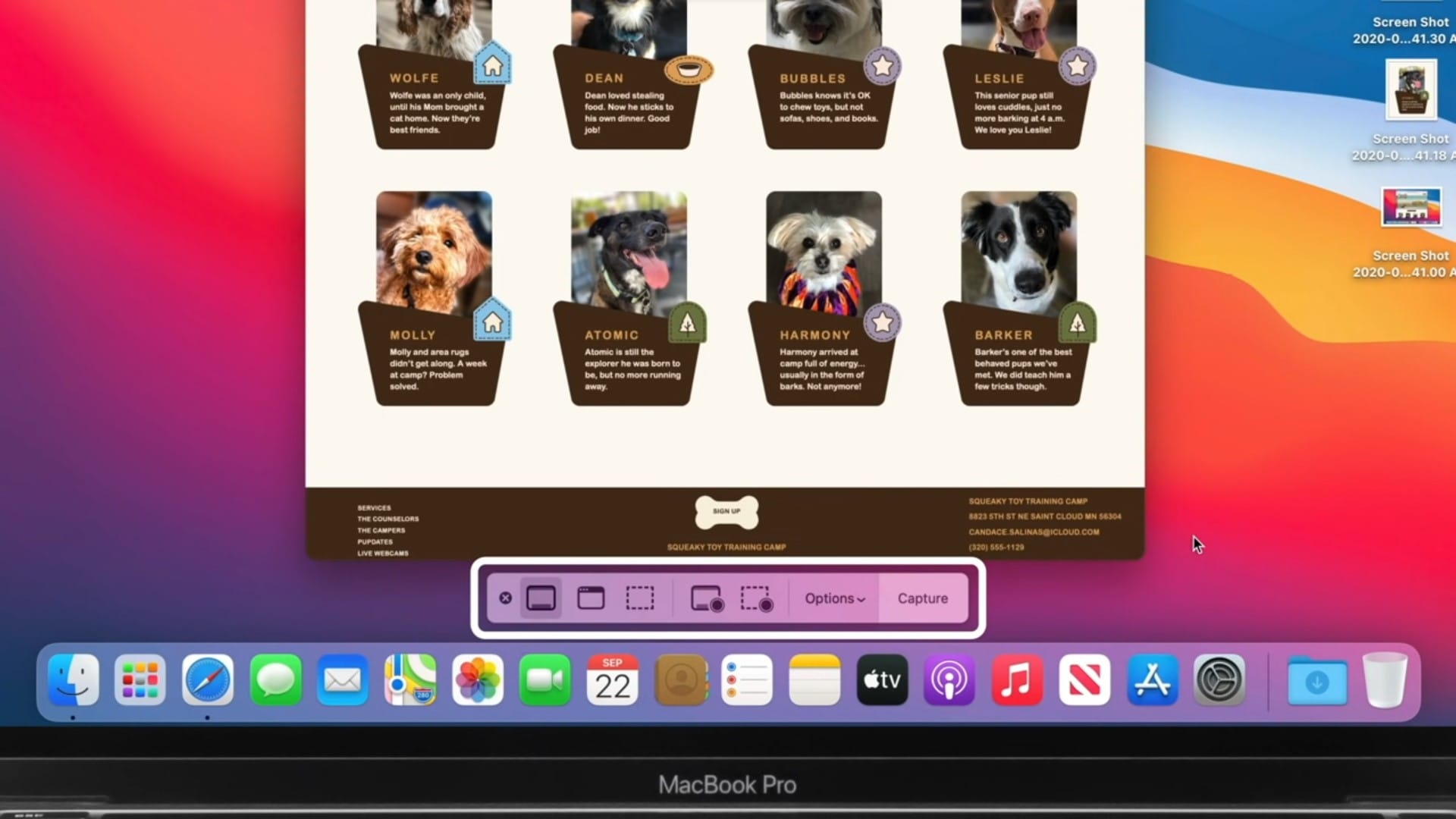 أدوات تسجيل الشاشة في ماك screenshot