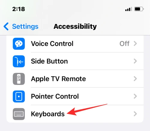 تعطيل خاصية الأحرف الصغيرة