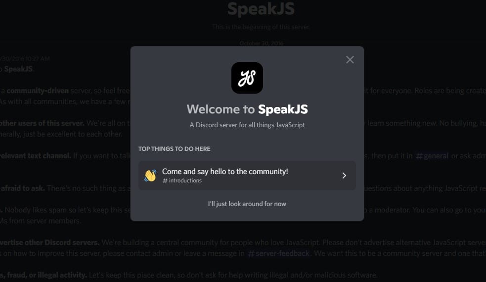 سيرفر SpeakJS للمبرمجين