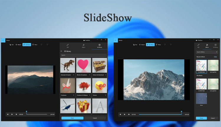 عمل سلايد شو بدون برامج في ويندوز